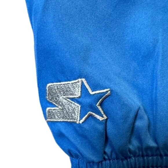 VTG Starter Kentucky Wildcats UK Jacket Kids 12/14 Blue White Gray Lined Zip Up - Picture 7 of 11